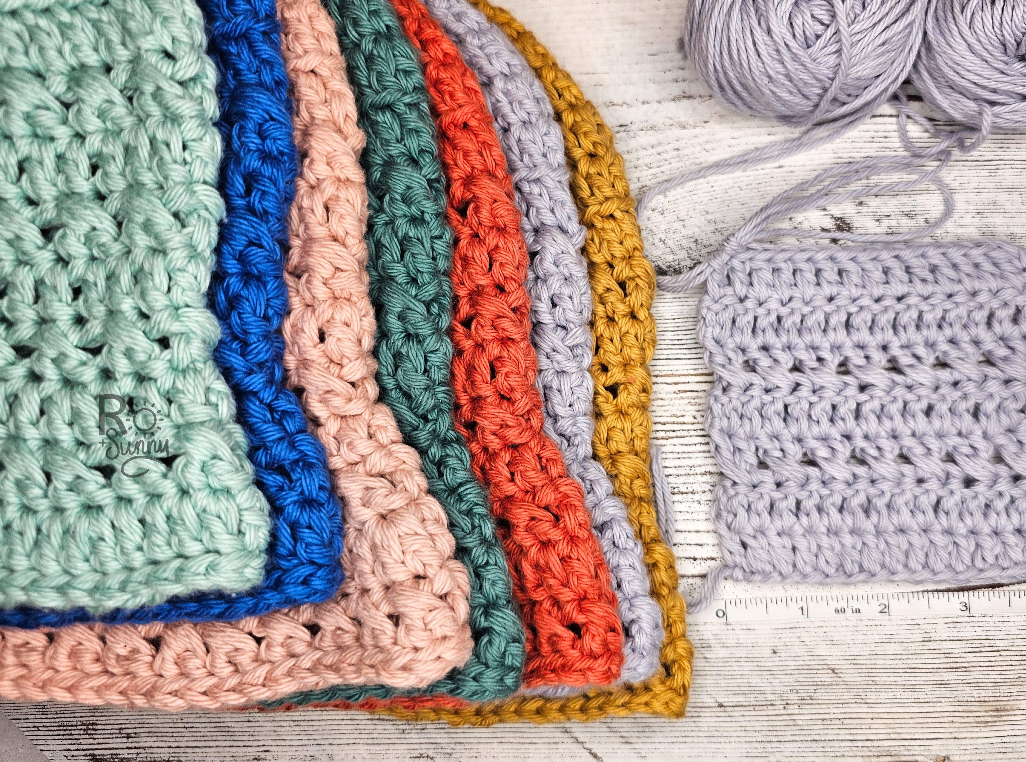 Crochet Hat & Gauge Swatch