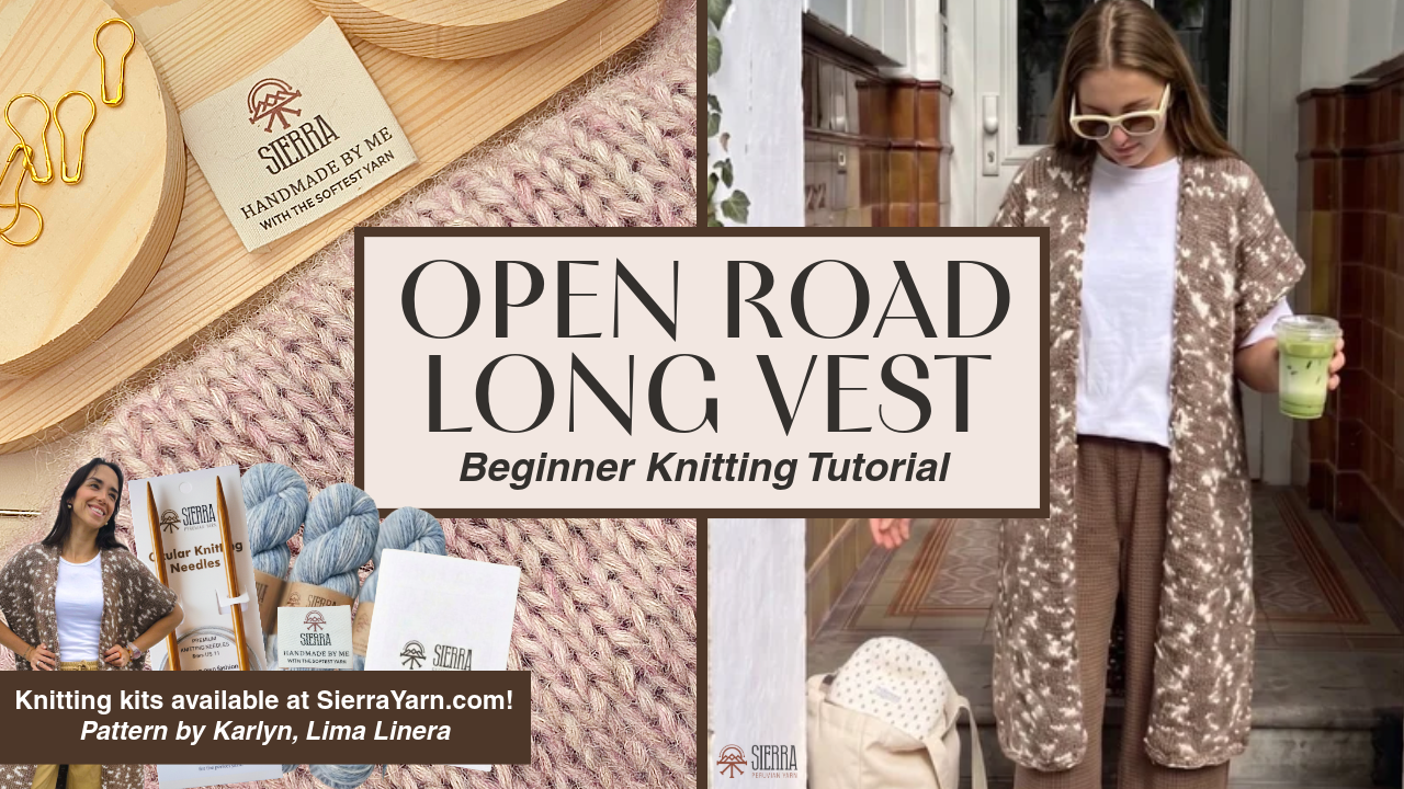 Load video: Video tutorial for the Open Road Long Vest